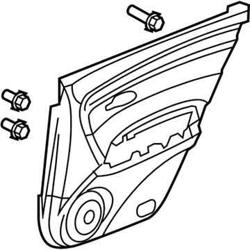 Acura 83701-SJA-A15ZH Lining, Right Rear (Type B)