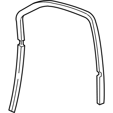 Mopar 55396697AE Seal-Front Door Glass Run