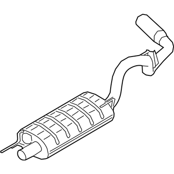 Ford JL3Z-5230-L Muffler