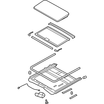 Hyundai 81600-3M000-TX Sunroof Assembly