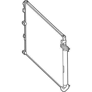 Mopar 68195662AA CONDENSER-Air Conditioning