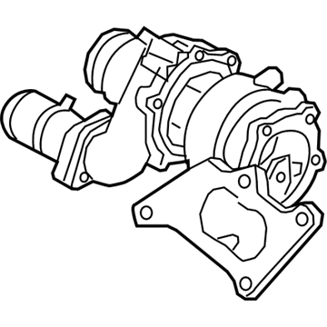 Hyundai 28231-3L110 Turbocharger, RH