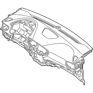 Hyundai 84710-G2AB0-T9Y Crash Pad Assembly-Main