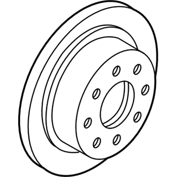 Kia 0K2AA26251B Disc-Rear Brake