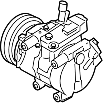 Kia 977011G010DR Reman Compressor Assembly