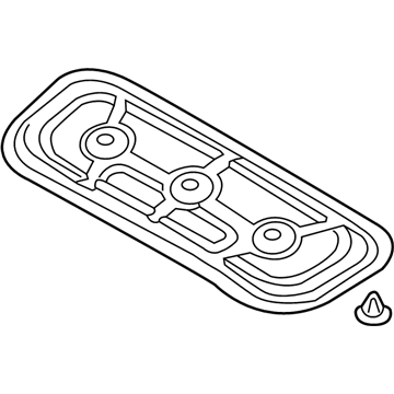 Hyundai 81125-S1000 PAD-HOOD INSULATING