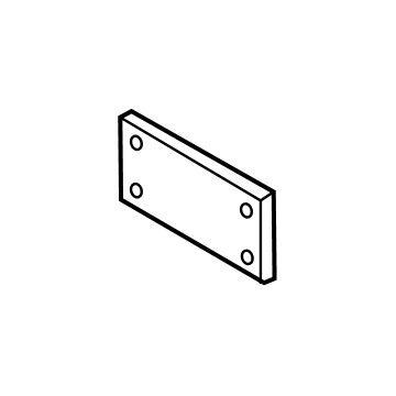 Kia 86519C6500 MOULDING-Front Bumper Licence