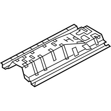 Hyundai 65113-2V010 Panel Assembly-Center Floor, Center