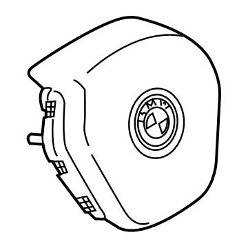 BMW 32-30-5-A25-0C1 AIRBAG MODULE, DRIVER'S SIDE