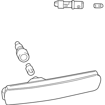 BMW 63-14-8-389-695 Side Marker Light, Left