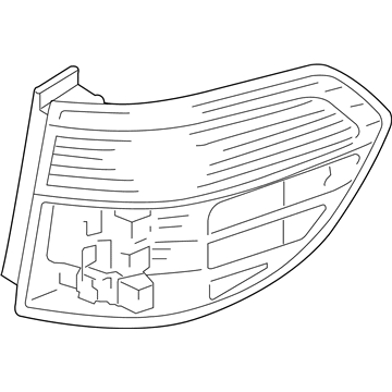 Honda 33551-SHJ-A11 Lamp Unit, L. Tail