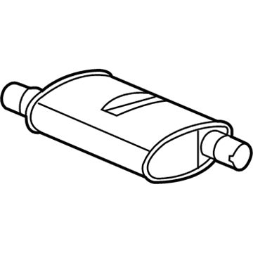 Mopar 4880671AD Exhaust Muffler And Tailpipe