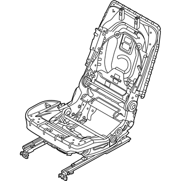 BMW 52-20-7-437-544 SEAT MECHANISM RIGHT