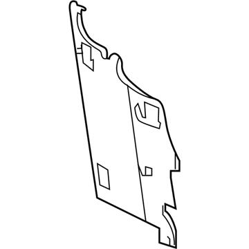 Mopar 68229291AA Seal-Radiator Side Air