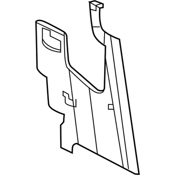 Mopar 68233487AA Seal-Radiator Side Air