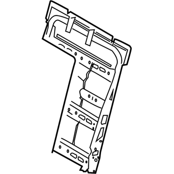 Kia 894102J800 Frame Assembly-Rear Seat Back