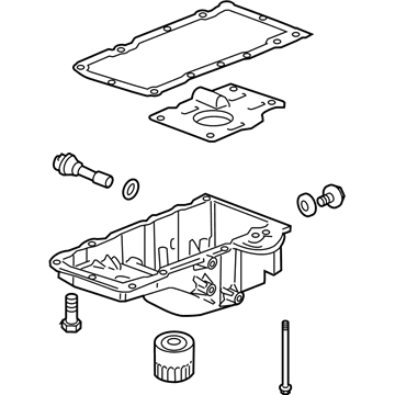 GM 12631828 Oil Pan