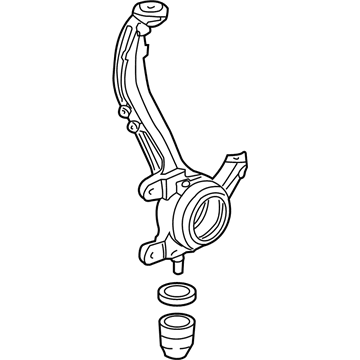 Acura 51215-SDA-A02 Knuckle, Left Front