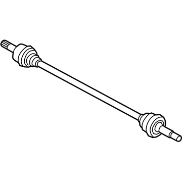 Hyundai 49600-S1000 Shaft Assembly-Drive RR, LH