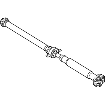 BMW 26-10-7-589-129 Rear Drive Shaft Assembly