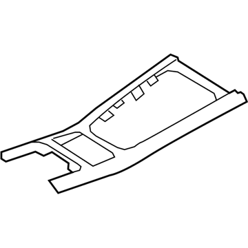 Hyundai 84666-3M000-BR Plate-Console Upper Cover