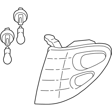 Toyota 81510-0C020 Signal Lamp Assembly