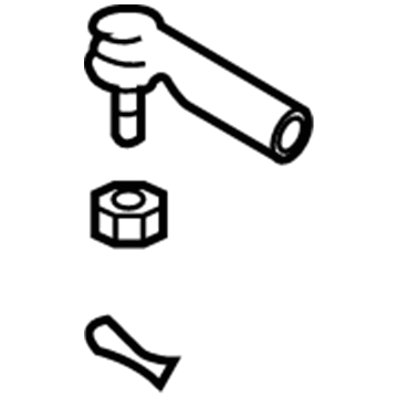 Nissan 48520-EA025 Socket Kit-Tie Rod, Outer