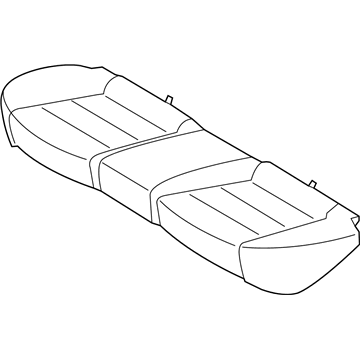 Kia 89150B0600 Pad Assembly-Rear Seat Cushion