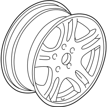 Mopar WF98PAKAC Aluminum Wheel