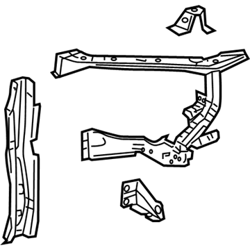 Lexus 53203-0E020 Support Sub-Assy, Radiator, LH