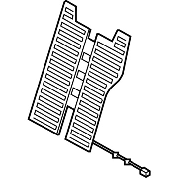 BMW 52-20-7-277-878 Heating Element Backrest, Right