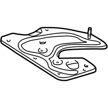 Lexus 12121-46010 Plate, Oil Pan Baffle, NO.1