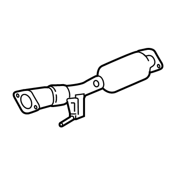 Nissan 200A0-6CA1B TUBE-EXHAUST, FRONT W/CATALYST CONVERTER