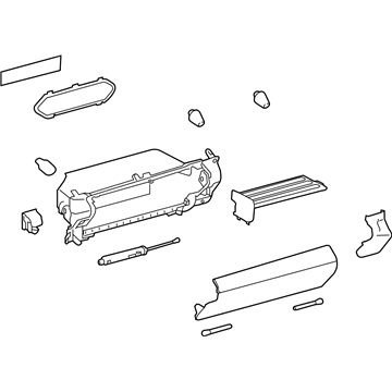 Lexus 55550-24171-C0 Door Assy, Glove Compartment