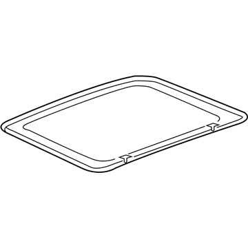 GM 84650856 Rear Glass