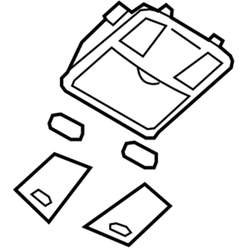 Infiniti 26430-1BA0A Lamp Assembly-Map