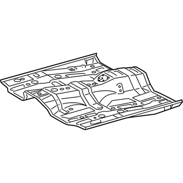 Toyota 58111-20916 Front Floor Pan