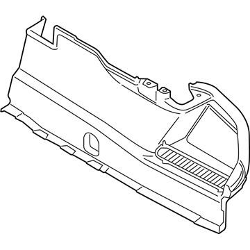 BMW 51-47-7-435-270 RIGHT TRUNK TRIM