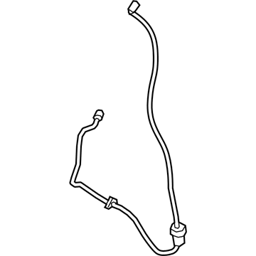 BMW 61-66-7-434-869 HOSE, WINDSHIELD WASHER