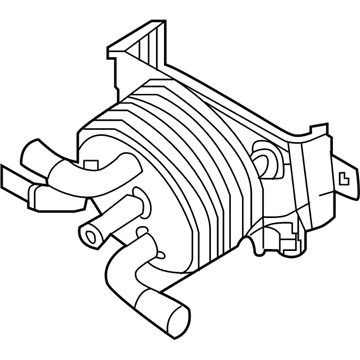 Nissan 21606-1LA1B Cooler Assembly-Auto Transmission