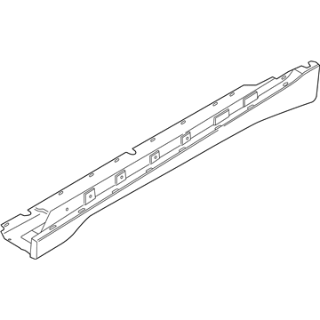 BMW 51-75-7-368-597 Left Door Sill Trim Panel