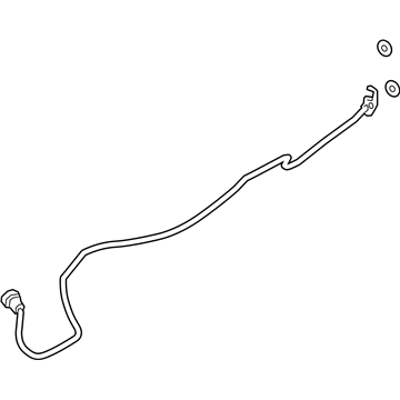 BMW 17-22-8-654-897 TRANSMISSION OIL COOLER LINE