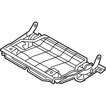 Infiniti 89351-1LK5A Frame Assembly - 3RD Seat Cushion, LH