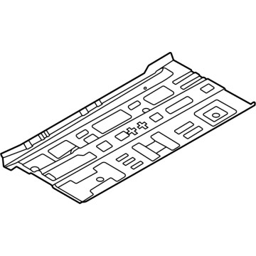 Hyundai 65111-BY000 PANEL ASSY-CENTER FLOOR SIDE, L