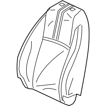 Honda 81125-TGG-A41ZA Cover Set, Passenger Side Trim (Cashmere Ivory) (Side Airbag)