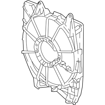 Honda 38615-6A0-999 Shroud, Air Conditioner