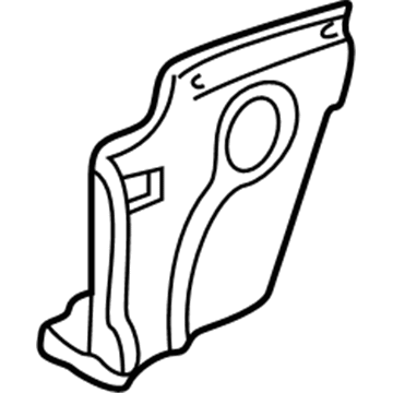 Honda 74170-S3Y-000 Cover, L. FR. Arm (Lower)