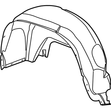 GM 25858927 Wheelhouse Liner