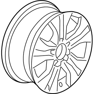 Honda 42700-T2A-L62 Disk, Aluminum Wheel (16X7J) (Enkei)