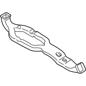 BMW 64-22-9-292-534 Rear Compartment Ventilation Duct